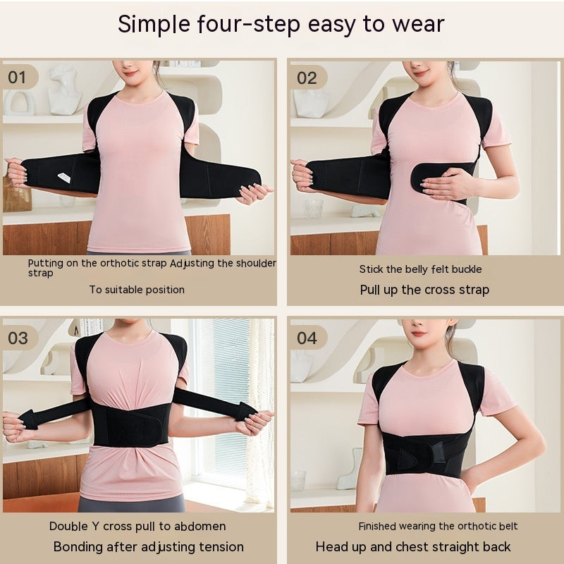 Unisex Orthopedic Back Brace for Posture Correction and Chest Support – Feel Taller & Aligned